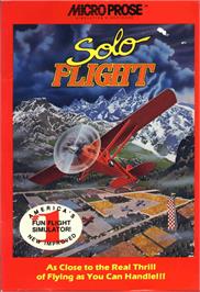 Box cover for Solo Flight - 2nd Edition on the Commodore 64.