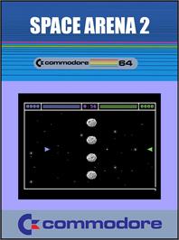Box cover for Space Arena 2 on the Commodore 64.