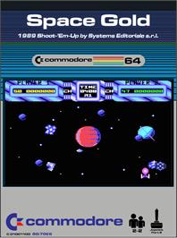 Box cover for Space Gold on the Commodore 64.
