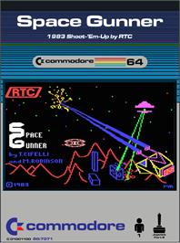 Box cover for Space Gunner (RTC) on the Commodore 64.