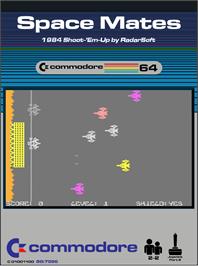 Box cover for Space Mates on the Commodore 64.