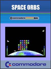 Box cover for Space Orbs on the Commodore 64.