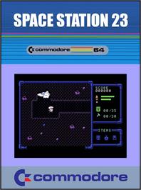 Box cover for Space Station 23 on the Commodore 64.