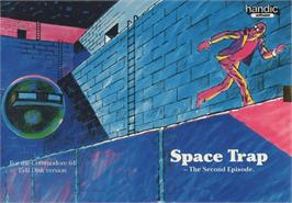 Box cover for Space Trap on the Commodore 64.