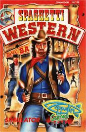 Box cover for Spaghetti Western Simulator on the Commodore 64.