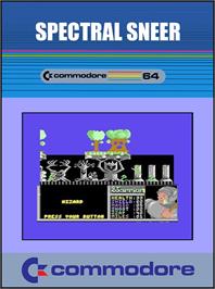 Box cover for Spectral Sneer on the Commodore 64.
