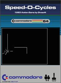 Box cover for Speed-o-cycles on the Commodore 64.