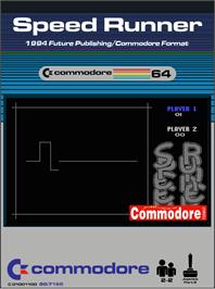 Box cover for Speed Runner on the Commodore 64.