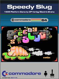 Box cover for Speedy Slug on the Commodore 64.