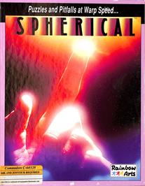 Box cover for Spherical on the Commodore 64.