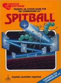 Box cover for Spitball on the Commodore 64.