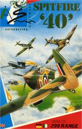 Box cover for Spitfire '40 on the Commodore 64.