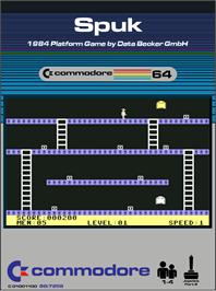 Box cover for Spuk on the Commodore 64.