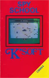 Box cover for Spy School on the Commodore 64.