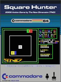 Box cover for Square Hunter on the Commodore 64.