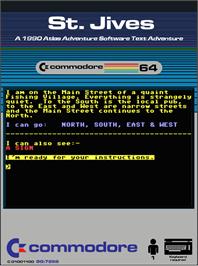 Box cover for St. Jives on the Commodore 64.