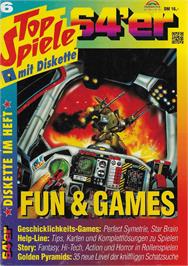 Box cover for Star Brain on the Commodore 64.