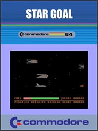 Box cover for Star Goal on the Commodore 64.