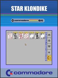 Box cover for Star Klondike on the Commodore 64.