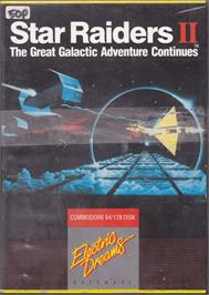 Box cover for Star Raiders 2 on the Commodore 64.