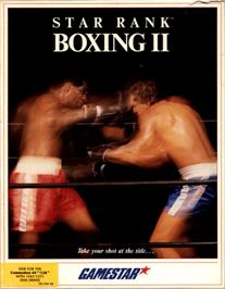 Box cover for Star Rank Boxing 2 on the Commodore 64.