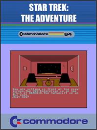 Box cover for Star Trek - The Adventure on the Commodore 64.