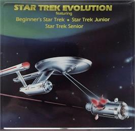 Box cover for Star Trek - The Computer Game on the Commodore 64.