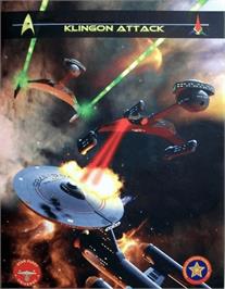 Box cover for Star Trek - The Klingon Attack on the Commodore 64.