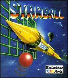Box cover for Starball on the Commodore 64.