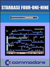 Box cover for Starbase Four-one-nine on the Commodore 64.