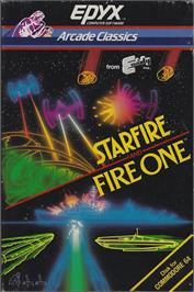 Box cover for Starfire (Epyx) on the Commodore 64.