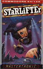 Box cover for Starlifter on the Commodore 64.