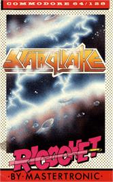 Box cover for Starquake on the Commodore 64.