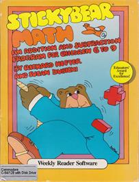 Box cover for Stickybear Math on the Commodore 64.