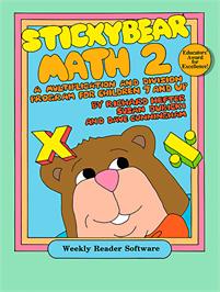 Box cover for Stickybear Math 2 on the Commodore 64.
