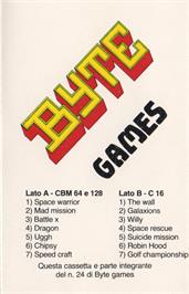 Box cover for Stormtrooper on the Commodore 64.