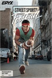 Box cover for Street Sports Football on the Commodore 64.