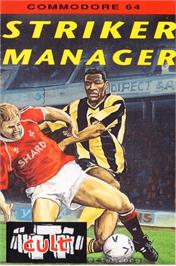Box cover for Striker Manager on the Commodore 64.