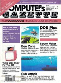 Box cover for Sub Attack on the Commodore 64.