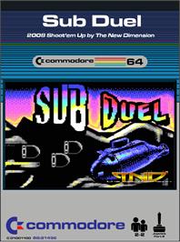 Box cover for Sub Duel on the Commodore 64.