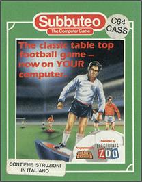 Box cover for Subbuteo on the Commodore 64.