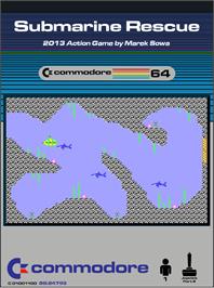 Box cover for Submarine Rescue on the Commodore 64.