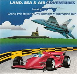 Box cover for Submarine Run on the Commodore 64.