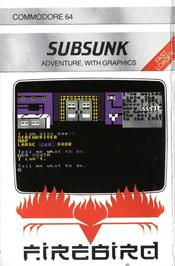 Box cover for Subsunk on the Commodore 64.