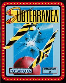 Box cover for Subterranea on the Commodore 64.