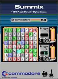 Box cover for Summix on the Commodore 64.