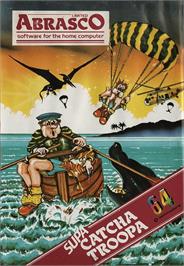 Box cover for Supa-catcha-troopa! on the Commodore 64.