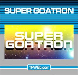 Box cover for Super Goatron on the Commodore 64.