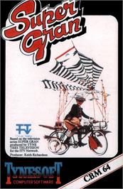 Box cover for Super Gran on the Commodore 64.