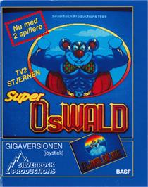 Box cover for Super Oswald on the Commodore 64.